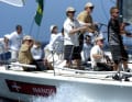 Il "Nanoq" con il principe ereditario danese Frederik al timone in azione il 1° marzo 2005 alla seconda regata del Campionato del Mondo Farr 40 a Sydney
