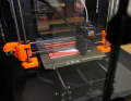 A 3D printer in the workshop of Ersatzteildrucken.de.