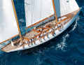 Germán Frers had the yacht designed by his father built. He takes his children and grandchildren on the crew for regattas