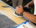 Even if the material thickness is the same as the original, the core usually still has to be sanded