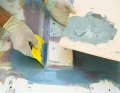 ... various levelling and sanding steps. Once the coarsest unevenness has been levelled out, a coat of primer follows