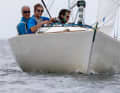 Reiner Brockerhoff und Crew segelten, fast wie gewohnt, bei den J/22 vorne weg.