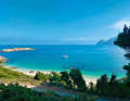 The Cíes Islands lie off the Spanish coast near Vigo. Kaden anchors her "Robulla" in one of the turquoise-coloured bays