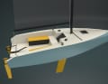 Il fiocco autovirante è di serie. Il cruiser compatto può essere equipaggiato anche con un grande gennaker superiore.