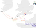 Le parcours de la Rolex Fastnet Race.