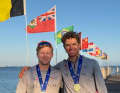 Testgold für Richard Schultheis und Fabian Rieger: Das 49er-Duo gewann die San Pedro Olympic Classes Regatta im LA28-Olympiarevier.