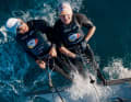Richard Schultheis e Fabian Rieger in allenamento.