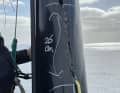 Diesen Riss im Mast konnte das Team allerdings bereits reparieren