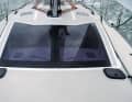 Light below deck. However, the large panoramic windscreen becomes dangerously slippery when wet