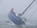 Test dans des conditions difficiles. Brouillard marin au large de La Rochelle