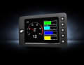 You can choose any display style you like: circular gauges, bar graphs or colour changes when limit values are exceeded: each measurement channel in the NMEA-2000 network can be customised individually.
