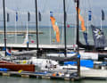 Ici, "Elida" est bien visible dans le port de Cowes cette semaine...