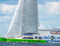 Gorm Gondesens "Nica" holte im stürmischen RORC Baltic Sea Race den Multhull-Rekord.