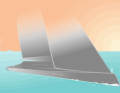This is how the 85-metre slider should cut through the sea