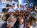 Il team Germany SailGP giura per le sfide che lo attendono.