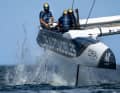 Les Français ont atteint la vitesse fabuleuse de 107,6 km/h sur la mer Baltique.