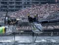 What a photo by Ricardo Pinto! A magnificent snapshot of Australia’s Bonds Flying Roos and NorthStar Canada in front of the packed stands in Halifax.