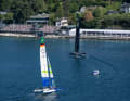 Nella prima regata, il Germany SailGP Team ha ottenuto il suo miglior risultato, classificandosi al secondo posto dietro al Team Artemis.