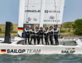 Das Germany SailGP Team beim ersten Einsatz