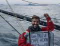 Le skipper a eu beaucoup de chance. Pour lui, c'était le sixième des sept passages du Cap Horn à ce jour.