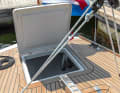 Accessible: fenders and mooring lines can be stowed in the aft section - and much more