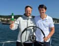 Erik Heil et Jonathan Knottnerus-Meyer lors d'une visite à Sassnitz.