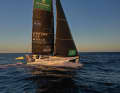 Non sono stati in grado di padroneggiare completamente il Globe40, ma con forti qualità di taker e stand-up Foto: nextgenerationboating