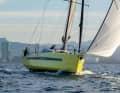 Striking shapes. The chine edges are very hard-set and run the entire length of the boat. The design ensures great dimensional stability under sail and keeps the waterline slim.