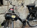 The French cult moped Velosolex with Walten engine in Porto Vecchio.