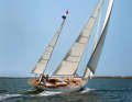 ‘Scarabee’ under sail.