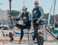 Richard Schultheis und Fabi Rieger zählen zu den besten 49er-Crews im German Sailing Team.