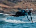 Nello skiff, il timoniere Richard Schultheis, di soli 21 anni, e il suo prodiere Fabi Rieger, di 30 anni, formano una coppia perfettamente affiatata.