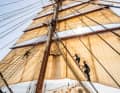 En Turquie, Reviva Refit fabrique quatre nouveaux mâts en acier pour le quatre-mâts barque « Sea Cloud ».