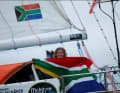 Ankunft am Freedom Day von Südafrika