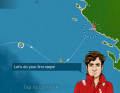 Step by step, you learn how to sail virtually