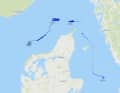Entre-temps, les quatre drones ont été déployés dans le Katte et le Skagerrak pour surveiller les principales routes maritimes.