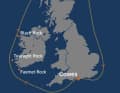 Der Kurs des Round Britain & Ireland Race.