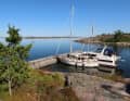 Gasthafen der Insel Häradskär.