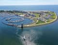 The Burgtiefe marina on Fehmarn