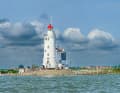 Wahrzeichen: der Leuchtturm Paard
von Marken im Süden des Markermeers.