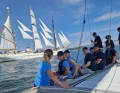 Escorting the "Gorch Fock" in New York Harbour.