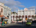 Der Palast des Volkes in der Stadt Mindelo.