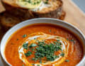 Tomaten-Linsen-Suppe.