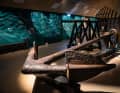 A recovered anchor; the battleship had four in total.