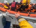Le sauvetage du skipper s'est sans aucun doute déroulé avec succès.