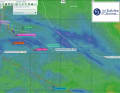 La mappa di tracciamento GGR-Yellowbrick mostra la flotta sparpagliata nell’Atlantico meridionale. Il capofila Damien Guillou, a bordo della «Solarem», naviga nettamente più a sud rispetto alla flotta principale degli inseguitori, guidata da Ertan Beskardes e Andrea Lodolo. Poiché è prevista una forte tempesta, gli skipper stanno modificando le loro rotte per evitare le condizioni più avverse.