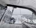 At up to 32 knots across the dreary grey North Atlantic. Boris Herrmann sprinting to the finish line yesterday with his "Malizia - Seaexporer"