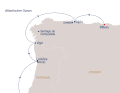 L'itinerario del viaggio organizzato per i lettori di YACHT nel maggio 2027 si snoda da Lisbona a Bilbao, passando per Porto, Vigo e Gijón.