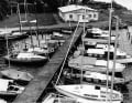 This photograph from 1989 shows the sailing boats of the sailing section of the BSG Motor und Lok in Barth.