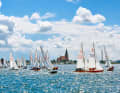 Le club de voile de Barth a organisé à trois reprises le championnat d'Allemagne de la classe Conger.